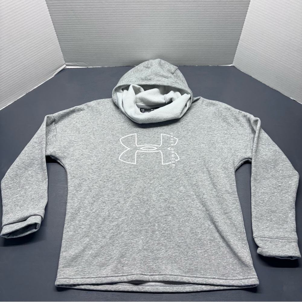 Under Armour Women's Funnel Neck Rival Fleece Hoodie Sz Small